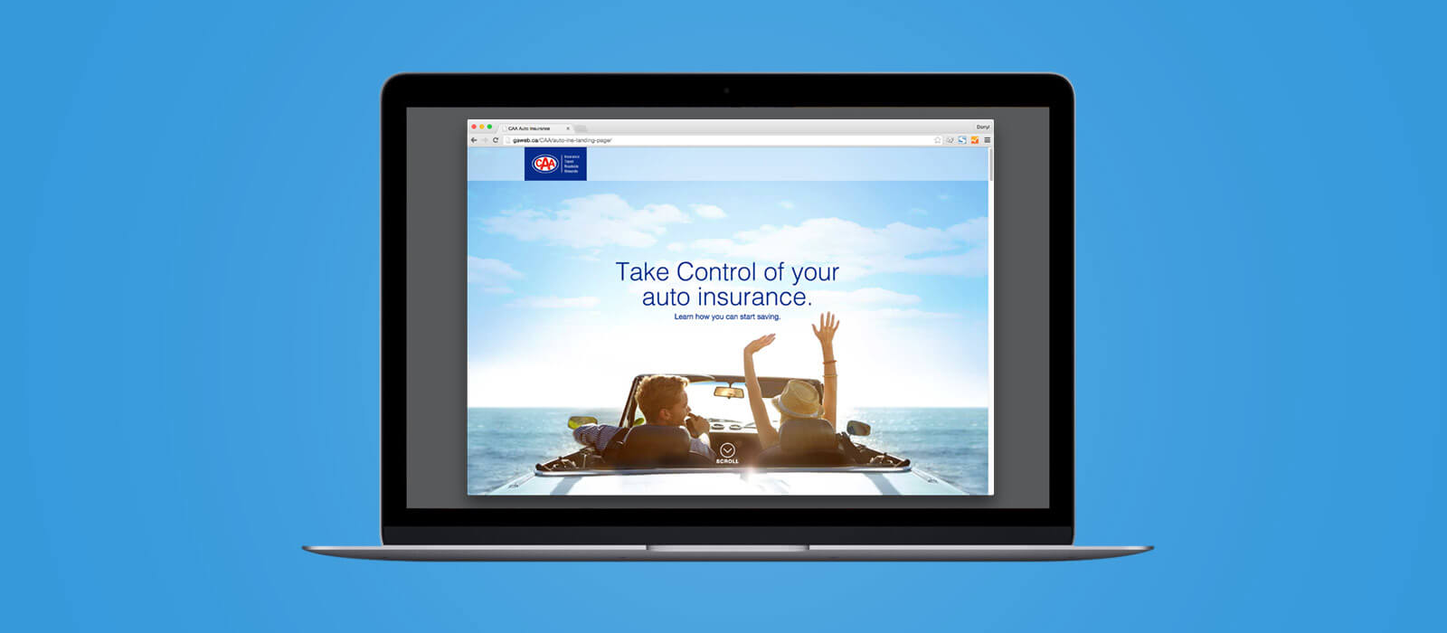 CAA Auto Insurance Landing Page